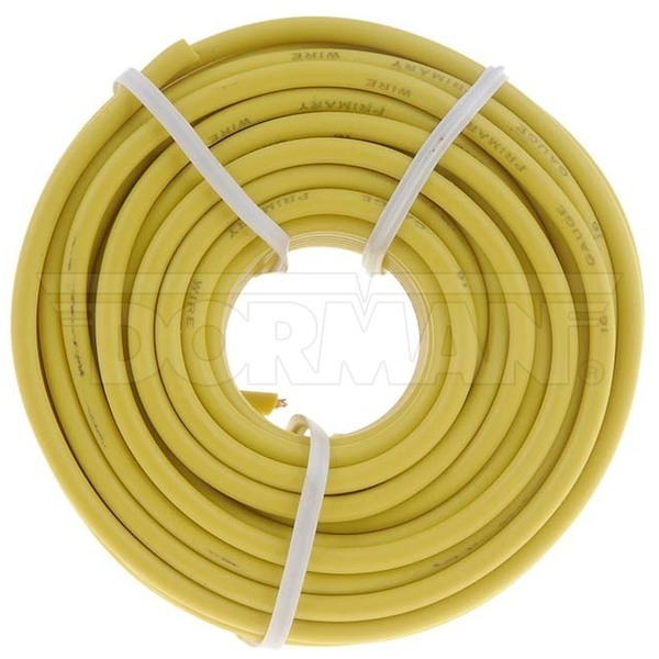 Motormite 16 Gauge Yellow Primary Wire- Card, 85730 85730